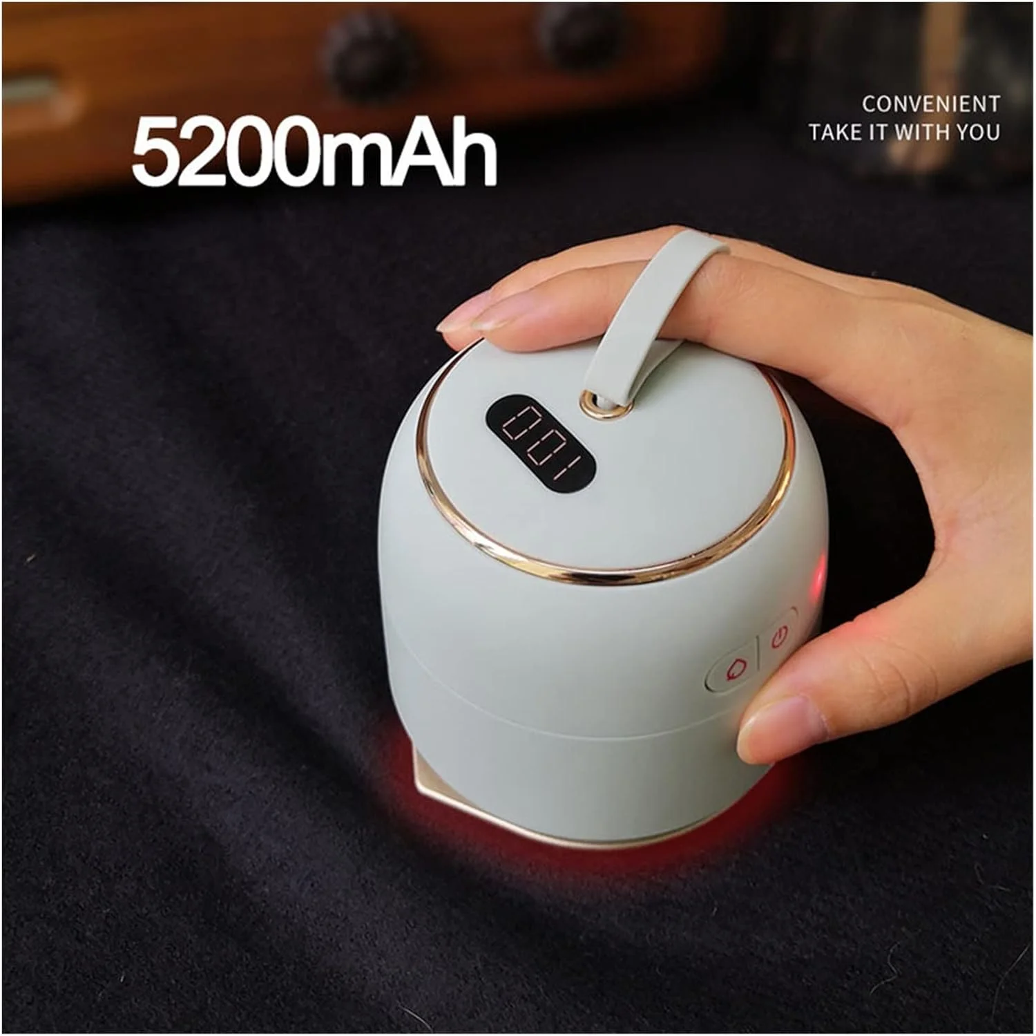 بخارگر لباس دستی BREAUX اتو بخار دستی بی سیم اتو بخار قابل حمل USB قابل شارژ بخارگر لباس 3 دنده دستگاه اتو آویزان برای مسافرت منزل (رنگ: سبز)