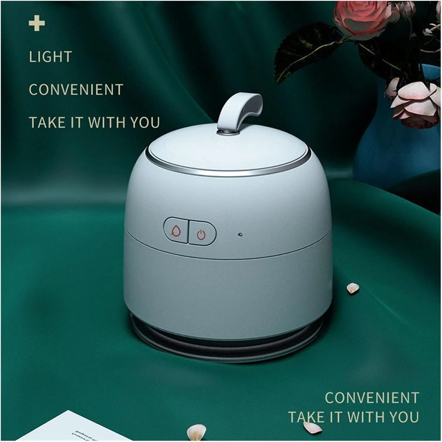 بخارگر لباس دستی BREAUX اتو بخار دستی بی سیم اتو بخار قابل حمل USB قابل شارژ بخارگر لباس 3 دنده دستگاه اتو آویزان برای مسافرت منزل (رنگ: سبز)