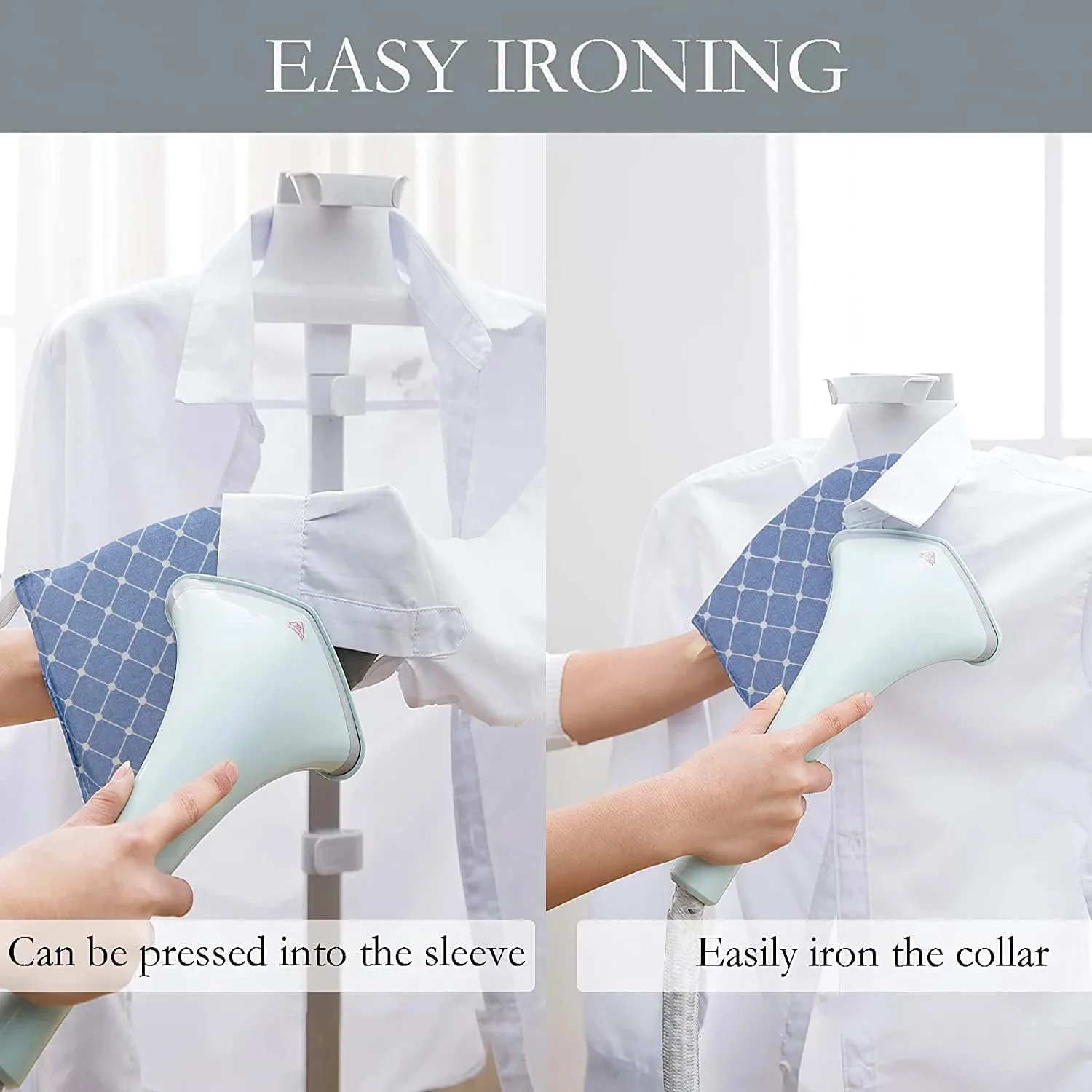 دستکش اتو بخار لباس ضد آب BIRDLINE مناسب سفر و کار، تخته اتو قابل حمل کوچک دستی مقاوم در برابر حرارت برای اتو بخار لباس (چند رنگ).