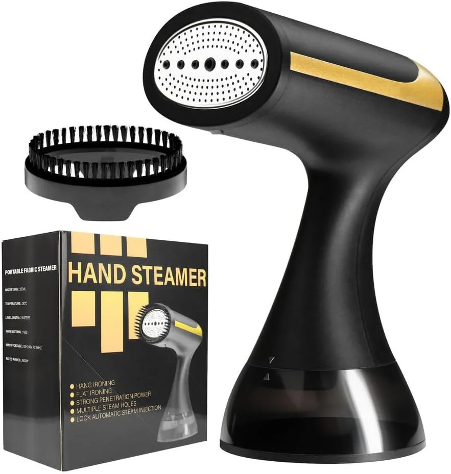 بخارگر لباس Beauenty، اتو بخار برای از بین بردن چروک لباس و پارچه، گرم شدن سریع 30 ثانیه ای، مخزن آب جداشدنی 350 میلی لیتری، 30 دقیقه بخار مداوم برای خانه، محل کار و مسافرت