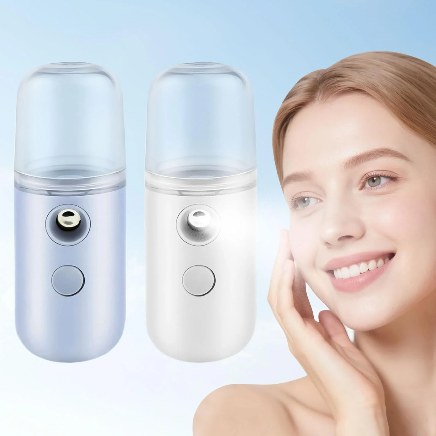 بخارگر مسافرتی کوچک آبناک مدل Easy Care Sunshine با گرم شدن 15 ثانیه ای، بخارگر شارژی بی سیم Easy Care Sunshine با باتری، اتو بخار دستی پارچه لباس برای مسافرت و منزل