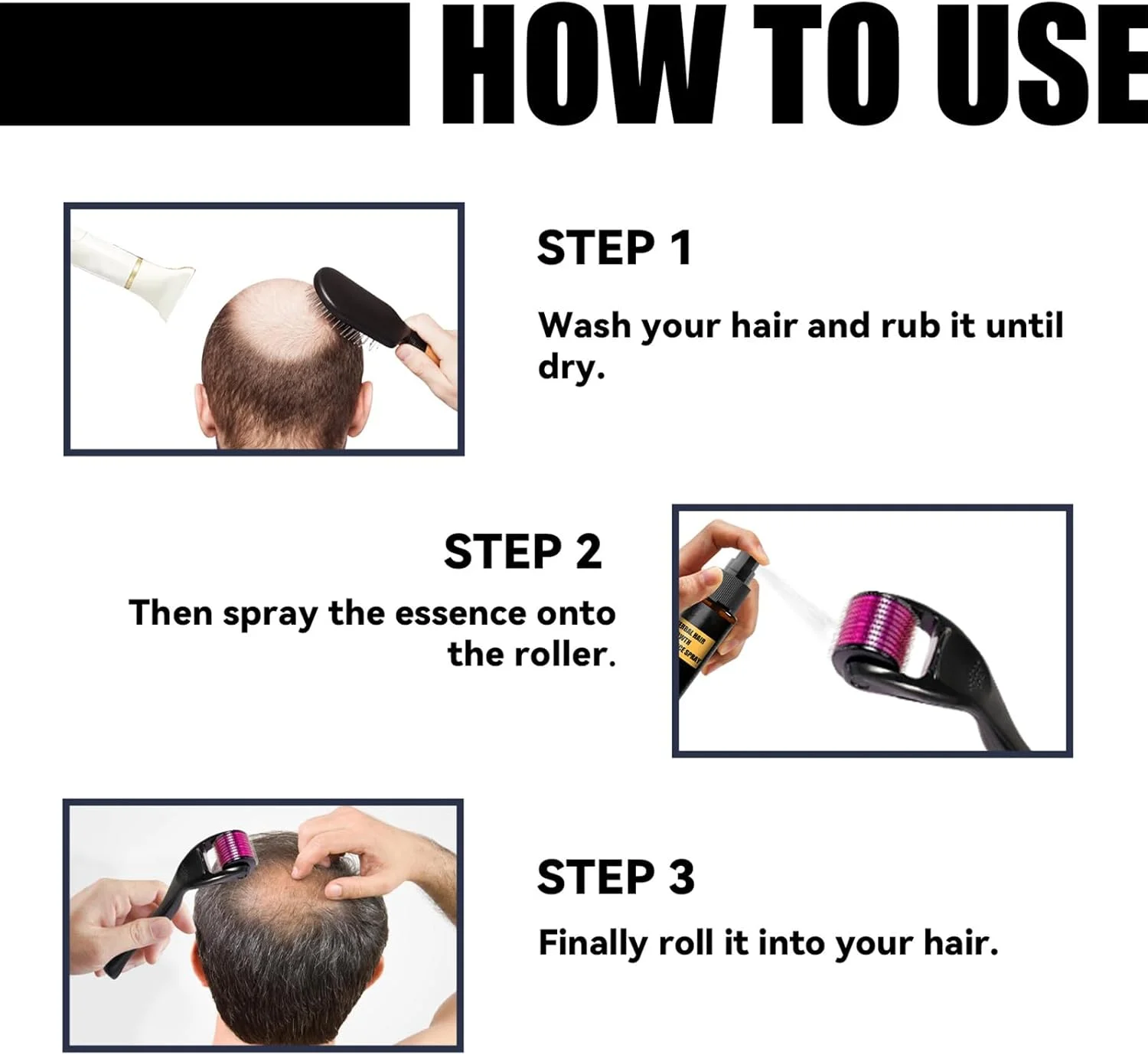 تک کروه کیت درمان پیشرفته رشد مجدد مو 30 میلی لیتر، اسپری رشد مو، ست غلتکی و اسانس رشد مجدد مو، ضد ریزش مو، محرک رشد موهای جدید، سرم