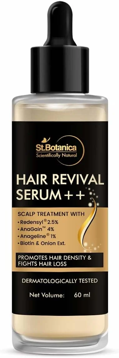 سرم احیا کننده مو سنت بوتانیکا ++ حاوی ردنسيل 2.5%، آناگین 4%، آناژلین 1%، بیوتین و روغن پیاز 60 میلی لیتر، چند منظوره