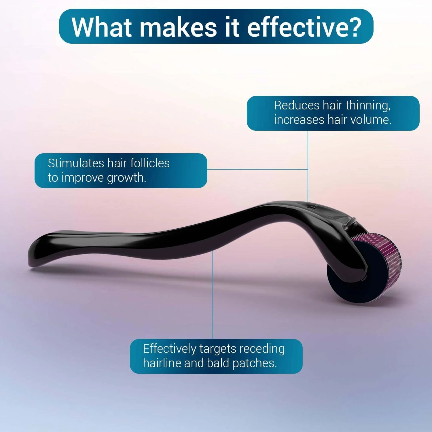 سرم رشد مو Sotrue همراه با درمارولر، 0.5 میلی‌متر با 540 سوزن استیل ضد زنگ، Redensyl 3%، Procapil 3%، Anagain 4% و Baicapil 2%، سرم کنترل ریزش مو برای زنان و مردان، مناسب برای انواع مو