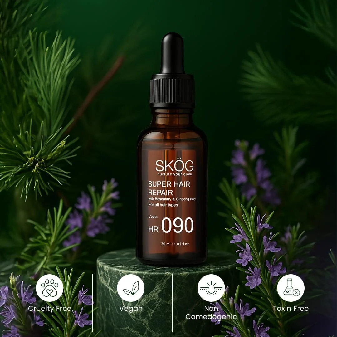 سرم ترمیم کننده فوق العاده مو SKÖG Sweden برای انواع مو (بسته 1 عددی، 30 میلی لیتر)