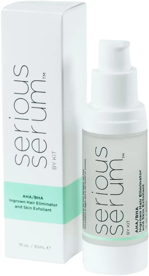 سرم جدی لایه بردار مایع AHA BHA - برای موهای زیر پوستی، کراتوز پیلاریس، جوش ها، لکه های تیره و برجستگی های ریش