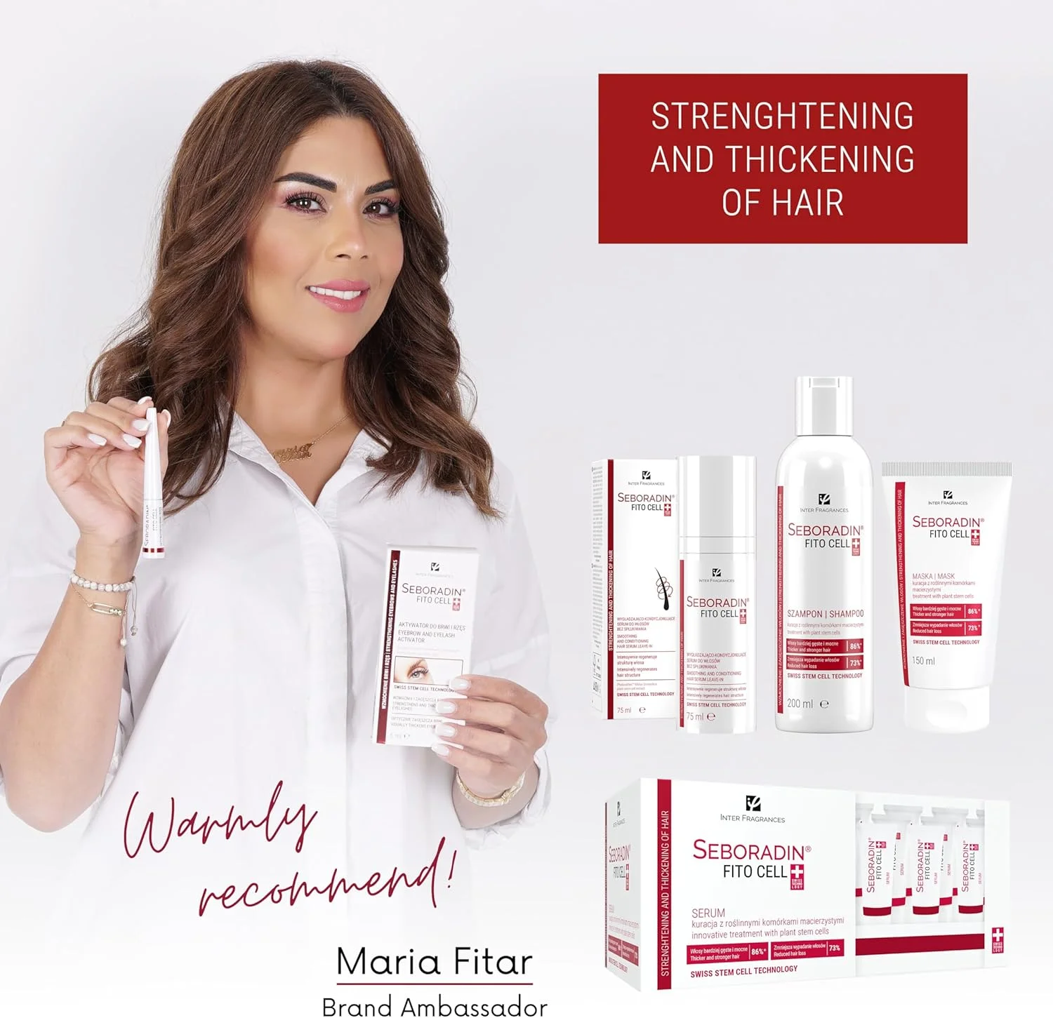 سرم درمان ریزش مو و رویش مجدد مو سبورادین فیتوسل با فناوری سلول های بنیادی سوئیسی Phytocelltec™ Malus Domestica، برای آقایان و بانوان، محرک رشد مو (15 x 6 گرم)