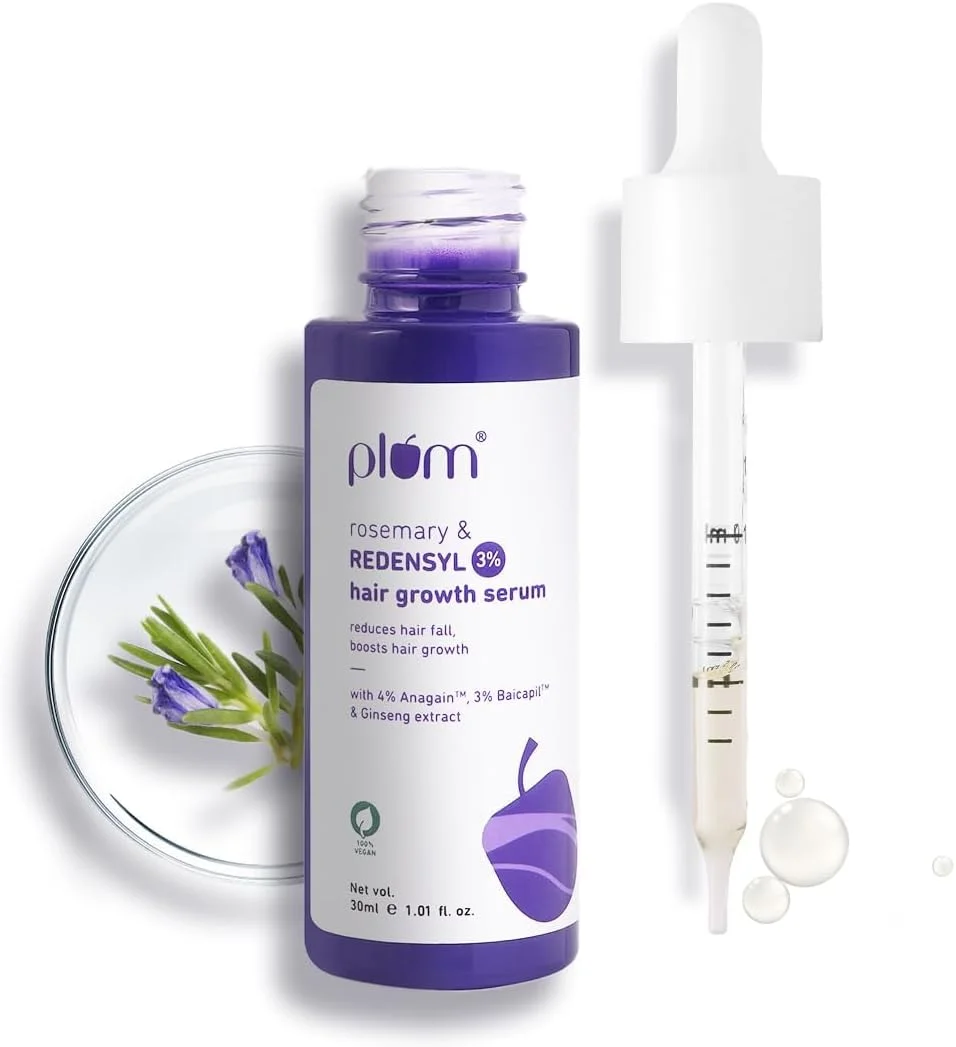 سرم رشد مو | 3% ردنسيل + 4% آناگین + 3% بایکاپیل | عصاره رزماری و جینسینگ | ضد ریزش مو و تقویت کننده تراکم مو | برای آقایان و بانوان، فرمول غیر چرب | 30 میلی لیتر