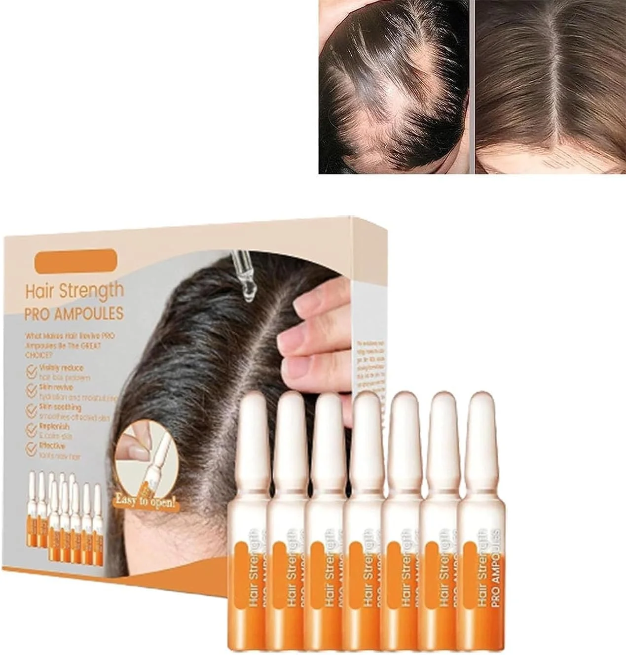 آمپول های رشد مجدد مو Liascy FINAS، آمپول های Liascy FINAS für das Haarwachstum، آمپول های رشد مجدد مو، سرم رشد مو، آمپول های رشد مو برای موهای نازک (1 عدد)