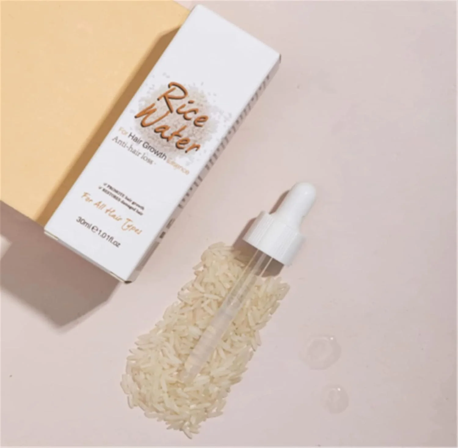 سرم آب برنج تخمیر شده PurAect حجم 30 میلی لیتر، سرم آب برنج تخمیر شده، روغن رشد مو، سرم رشد مو، سرم رشد موی آب برنج برای نازک شدن مو و ریزش مو، ضد ریزش مو (3 عدد)