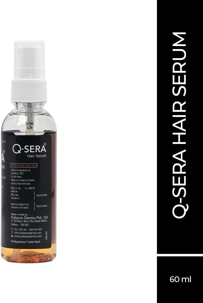 سرم رشد مو کیوسرا، محلول کنترل ریزش مو در 20 روز |توصیه شده توسط متخصص پوست| تقویت کننده ریشه و افزایش ضخامت و سلامت مو |انتخاب اثبات شده| برتر از ردنسیل، برای آقایان و بانوان