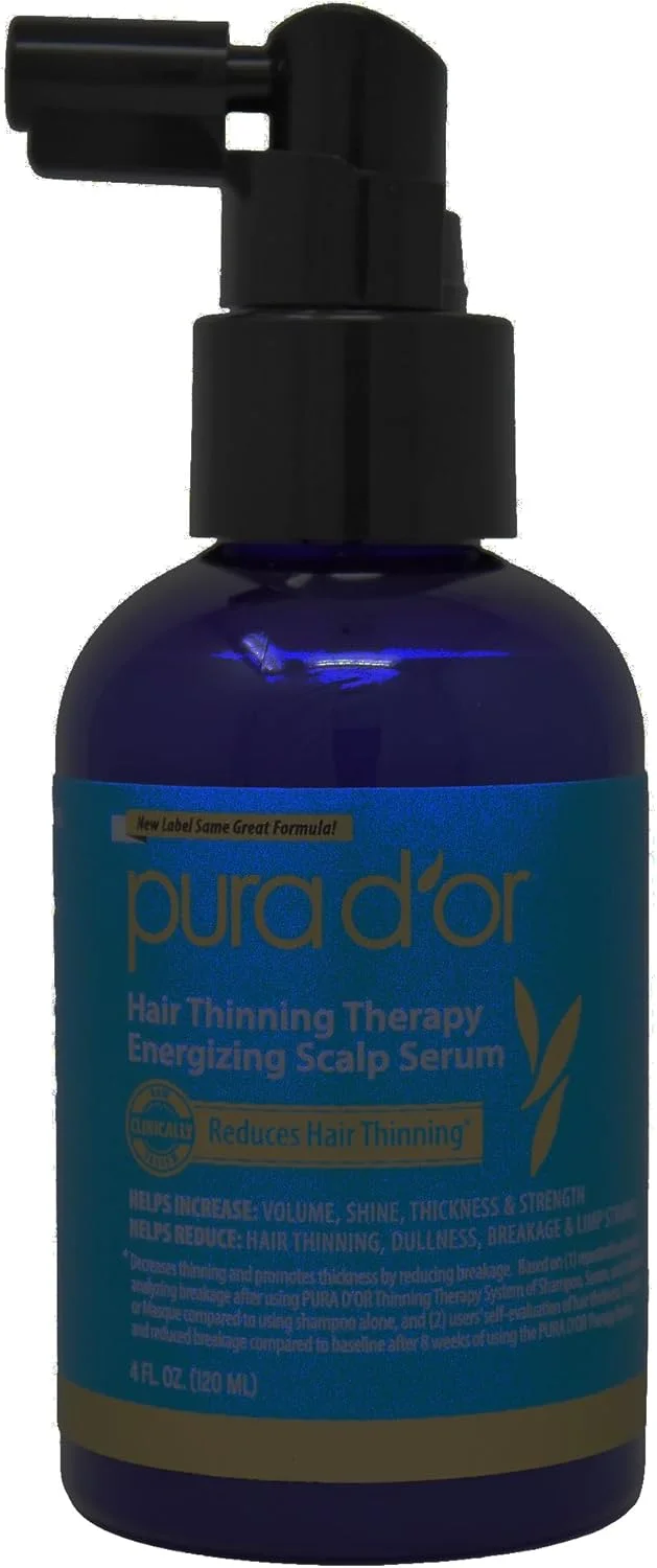 سرم انرژی بخش پوست سر برای جلوگیری از ریزش مو پورا دور، 4 اونس مایع
