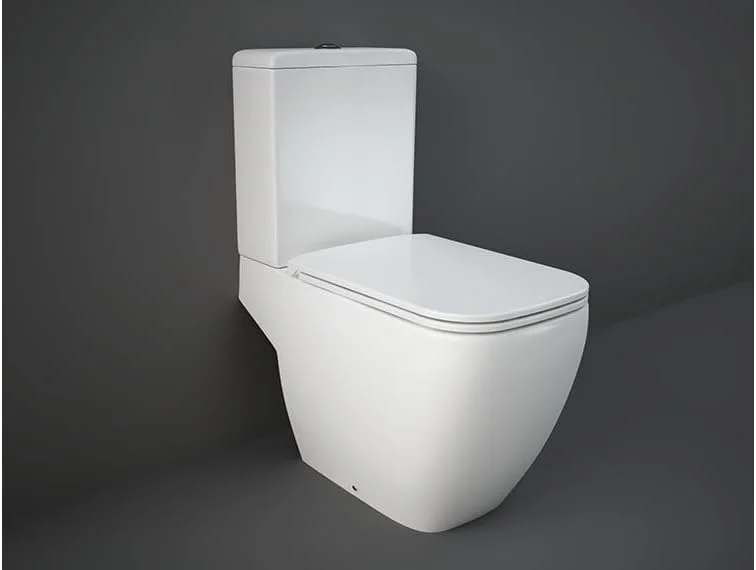 ست توالت فرنگی متصل RAK Ceramics Rak-Metropolitan، سایز 620x337 میلی متر (P-Trap) (شامل مخزن و درب نشیمن)