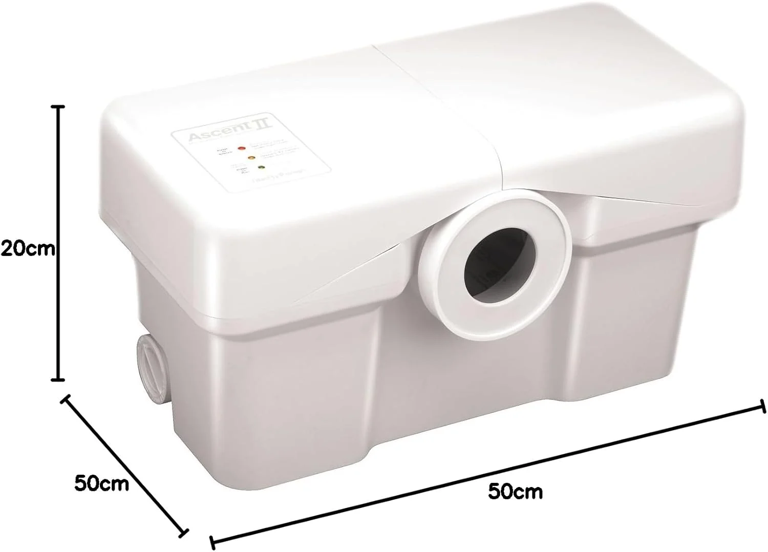 سیستم توالت خردکن لیبرتی پمپز مدل ASCENTII-MUW (فقط واحد خردکن)