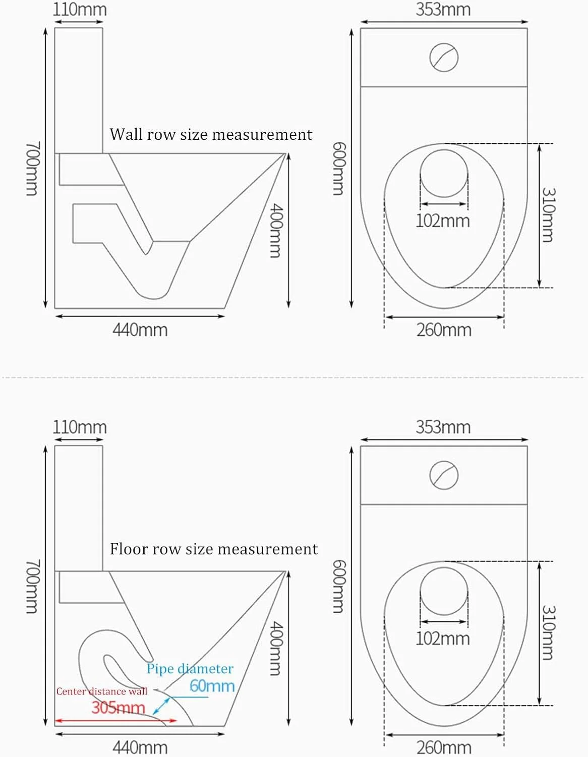توالت سیفونی دوگانه تجاری از جنس استنلس استیل 304، توالت یک تکه با راندمان بالا و صرفه جویی در آب برای حمام، توالت یک تکه جمع و جور با صندلی بیده، تخلیه دیواری توالت سیفونی دوگانه تجاری از جنس استنلس استیل 304، توالت یک تکه با راندمان بالا و صرفه جویی در آب برای حمام، توالت یک تکه جمع و جور با صندلی بیده، تخلیه دیواری