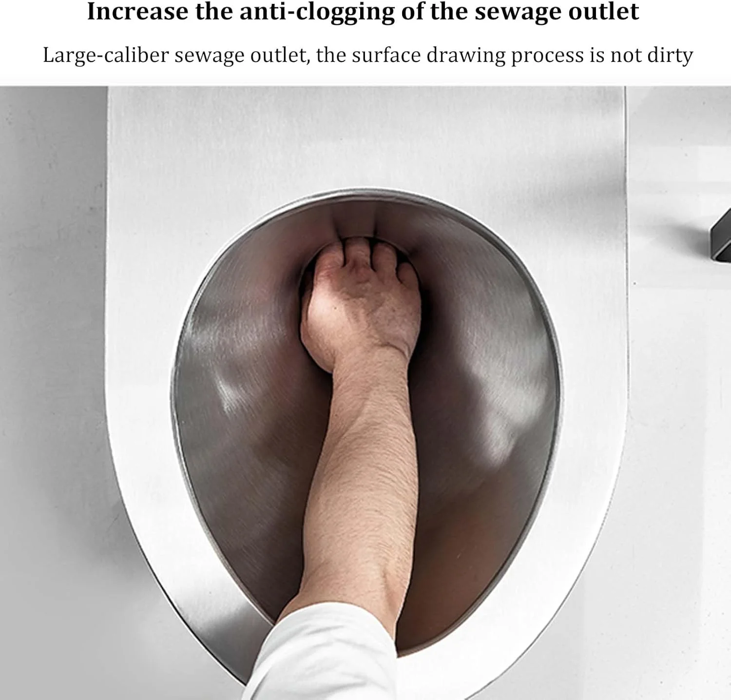 توالت استیل ضد زنگ تجاری 304، توالت سیفون دوگانه با راندمان بالا 3L/6L با مخزن آب، توالت یک تکه صرفه جویی در آب و ضد بو