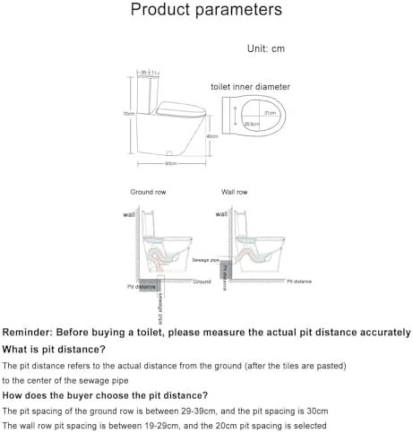 توالت استیل 304، توالت تجاری استیل با فلاش دوگانه، توالت یک تکه با راندمان بالا و صرفه جویی در آب، صندلی راحت، تخلیه دیواری-D