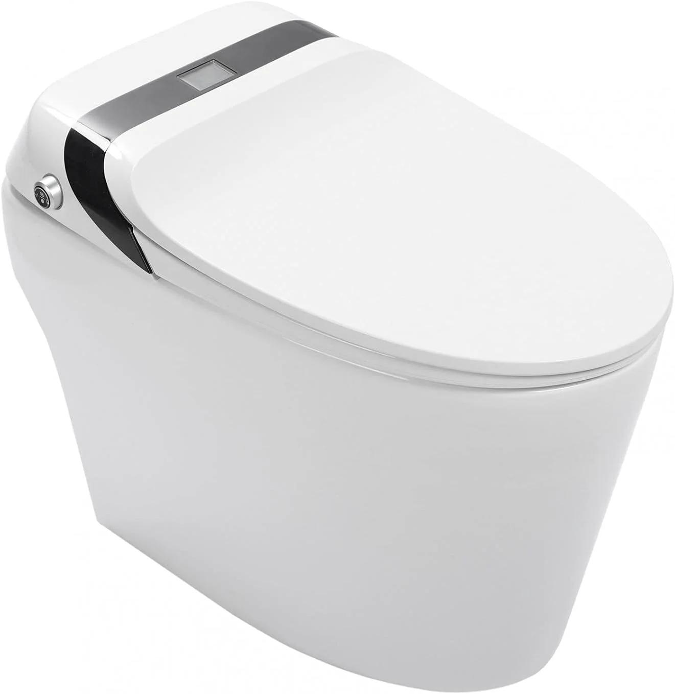 توالت فرنگی کنونو - بهداشت و آسایش، صفحه نمایش ال سی دی، خشک کن هوای گرم برای حمام، توالت هوشمند یک تکه بیضی شکل پیشرفته با بیده و درب آرام بند توالت فرنگی کنونو - بهداشت و آسایش، صفحه نمایش ال سی دی، خشک کن هوای گرم برای حمام، توالت هوشمند یک تکه بیضی شکل پیشرفته با بیده و درب آرام بند