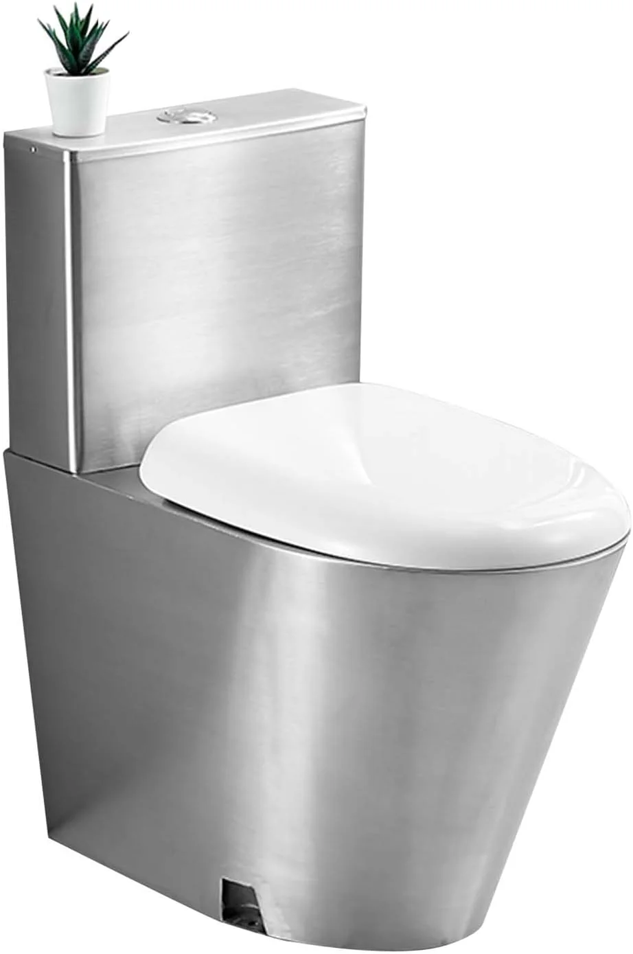 توالت های تجاری استیل ضد زنگ 304، توالت دوسیفونه با راندمان بالا 3L/6L با مخزن آب، توالت یک تکه صرفه جویی در آب، درب PP - تخلیه از کف توالت های تجاری استیل ضد زنگ 304، توالت دوسیفونه با راندمان بالا 3L/6L با مخزن آب، توالت یک تکه صرفه جویی در آب، درب PP - تخلیه از کف
