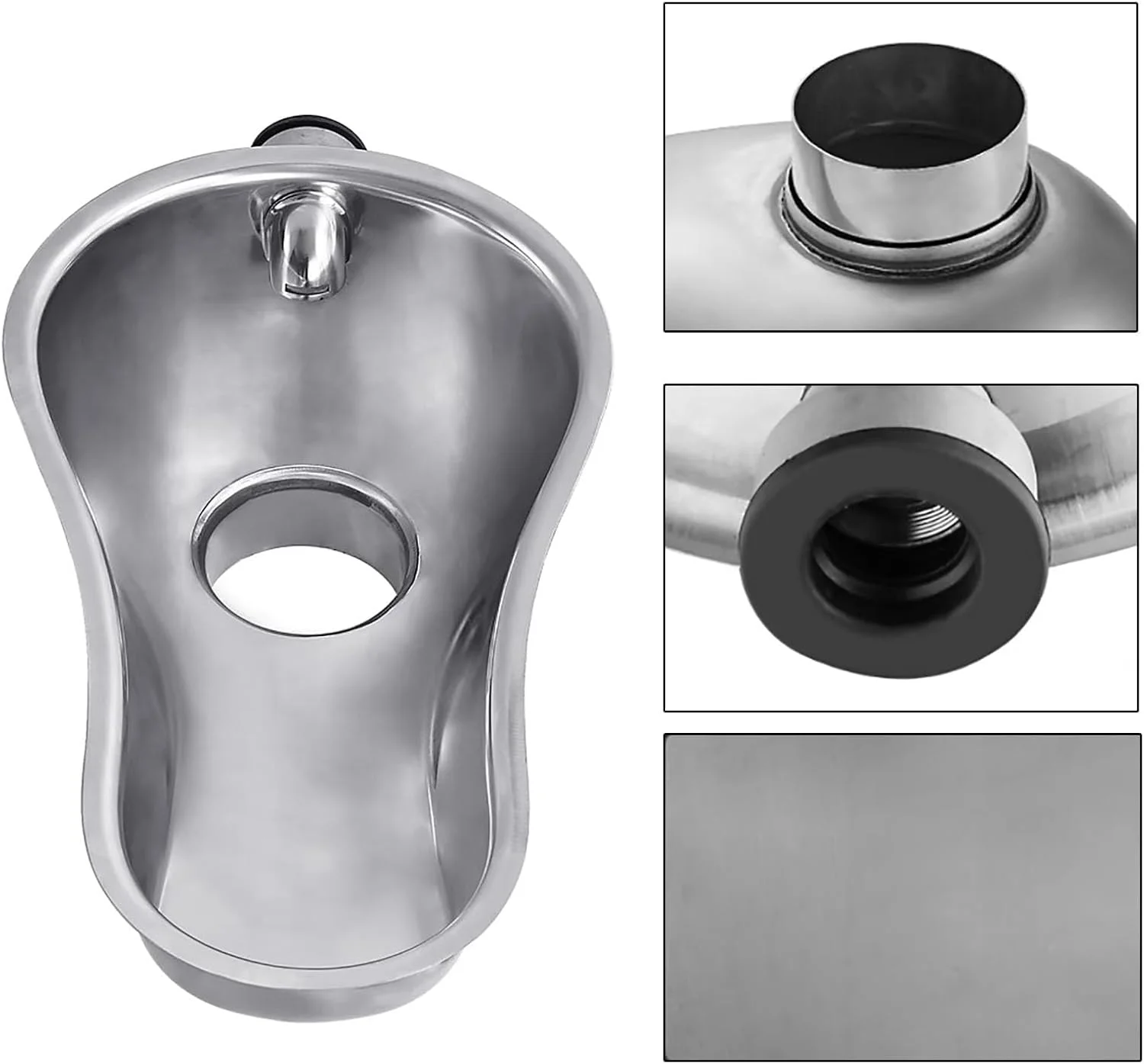 توالت ایرانی استیل 304، مناسب آپارتمان های کوچک، توالت گودالی، توالت ایرانی حمام، ضد بو، C,B