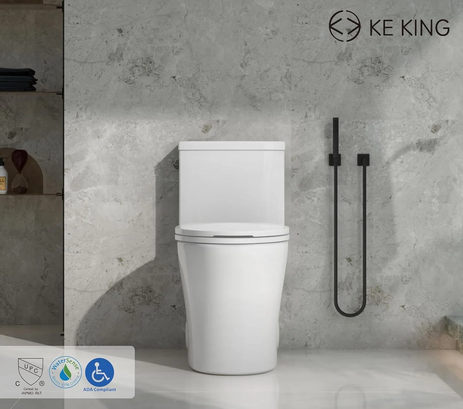 توالت فرنگی یک تکه با سیفون قدرتمند، توالت فرنگی فشرده با فلاش جانبی کشیده 1.28 GPF، کاسه توالت سفید با طراحی شیک، امتیاز MAP 1000 گرم، کیفیت تایید شده توالت فرنگی یک تکه با سیفون قدرتمند، توالت فرنگی فشرده با فلاش جانبی کشیده 1.28 GPF، کاسه توالت سفید با طراحی شیک، امتیاز MAP 1000 گرم، کیفیت تایید شده