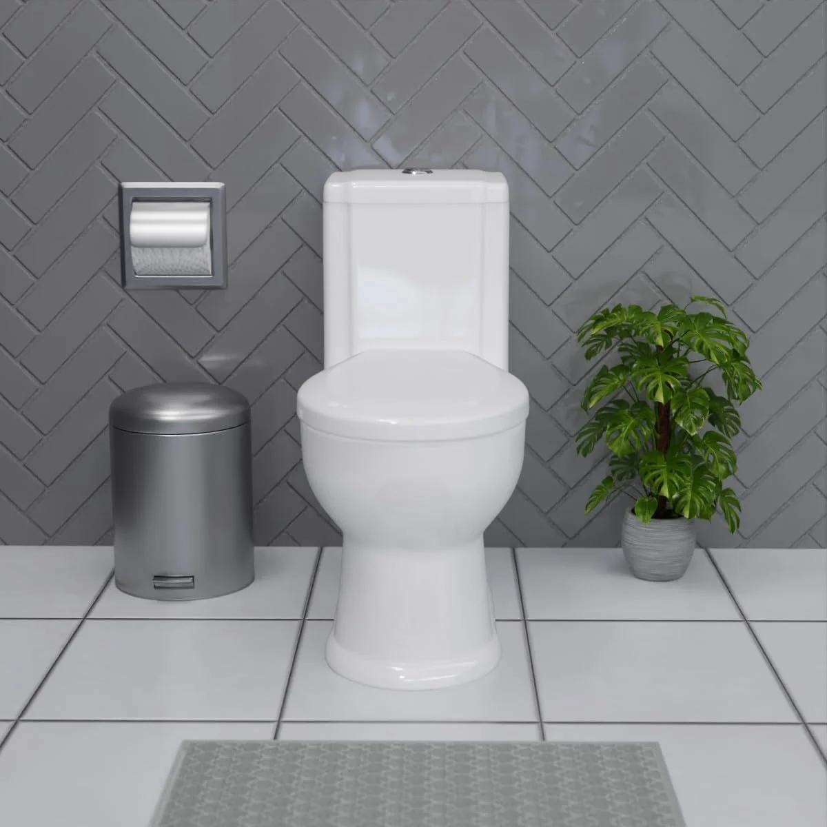 توالت فرنگی یک تکه دکمه ای گرد مخصوص کودکان توالت فرنگی یک تکه دکمه ای گرد مخصوص کودکان