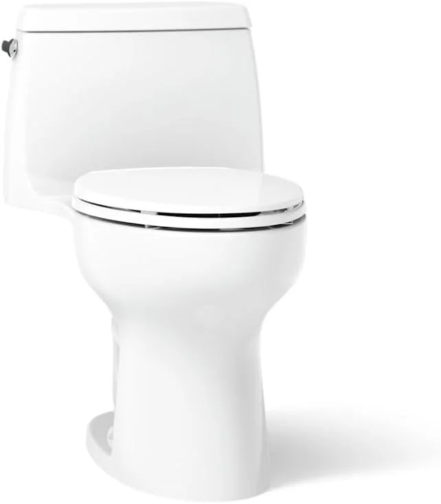 توالت یکپارچه و فشرده سانتاروزا KOHLER 30812-0 با سیستم تخلیه با حجم 1.28 گالن