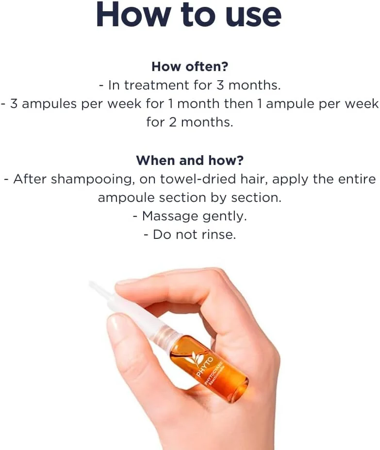 سرم احیا کننده پوست سر فیتو فیتوسیان زنانه 5 میلی لیتر x 12 ویال - برای نازک شدن موقت مو، مواد تشکیل دهنده با منشاء طبیعی