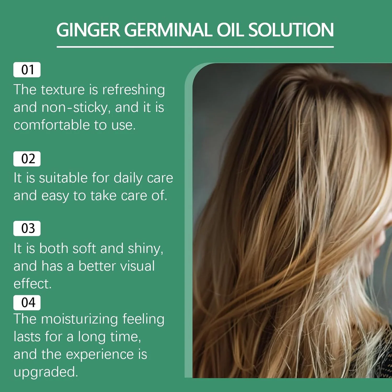 سرم روغن زنجبیل برای رشد مو با بیوتین، فرمول گیاهی 100% طبیعی، تقویت کننده رشد، تقویت کننده ریشه، ضخیم کننده مو برای مردان و زنانی که به دنبال موهای بلند، سالم و قوی هستند سرم روغن زنجبیل برای رشد مو با بیوتین، فرمول گیاهی 100% طبیعی، تقویت کننده رشد، تقویت کننده ریشه، ضخیم کننده مو برای مردان و زنانی که به دنبال موهای بلند، سالم و قوی هستند