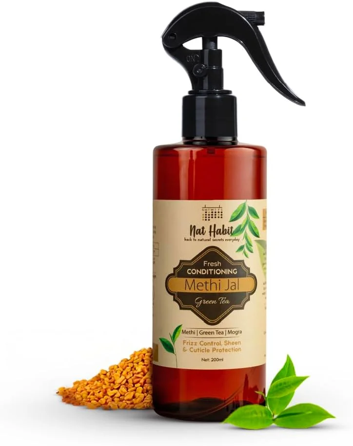 نات هبیت چای سبز کاندیشنینگ متی جال - سرم مو، اسپری مو برای رشد مو، کنترل ریزش مو با سرکه سیب، متی، چای سبز و گیاهان دارویی 200 میلی لیتر نات هبیت چای سبز کاندیشنینگ متی جال - سرم مو، اسپری مو برای رشد مو، کنترل ریزش مو با سرکه سیب، متی، چای سبز و گیاهان دارویی 200 میلی لیتر