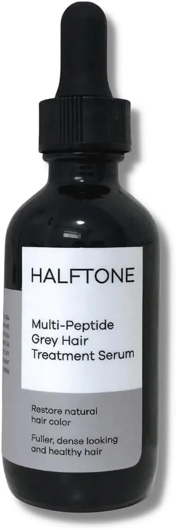 سرم درمان موهای سفید مولتی پپتید - سرم پیشرفته رشد مو و ضد سفیدی مو برای داشتن ظاهری ضخیم تر، سالم تر و جوان تر، حاوی کمپلکس های پپتیدی، کافئین، ویتامین B5، اسید هیالورونیک و آنتی اکسیدان، 60 میلی لیتر