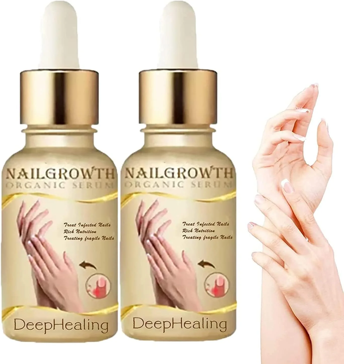سرم ارگانیک ترمیم کننده و تقویت کننده ناخن، سرم رشد ناخن، سرم رشد ناخن Reconstrux، سرم تقویت کننده و رشد سریع ناخن Nailgro Intense 7 روزه، مناسب برای ناخن های آسیب دیده و تغییر رنگ یافته (2 عدد)