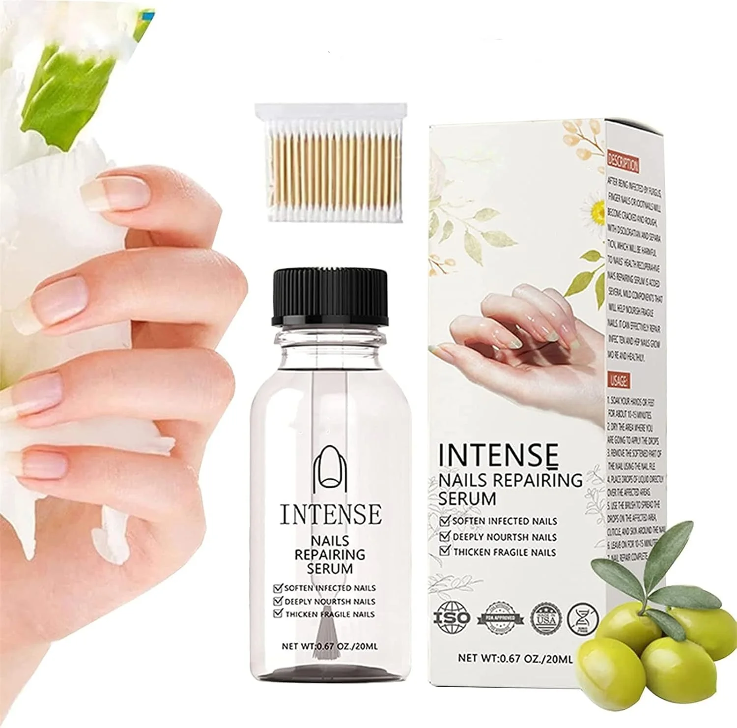 سرم تقویت کننده و رشد ناخن NailGro Intense، سرم تقویت کننده و رشد ناخن 7 روزه، سرم رشد و استحکام ناخن، برای تقویت و تغذیه ناخن (1 عدد)