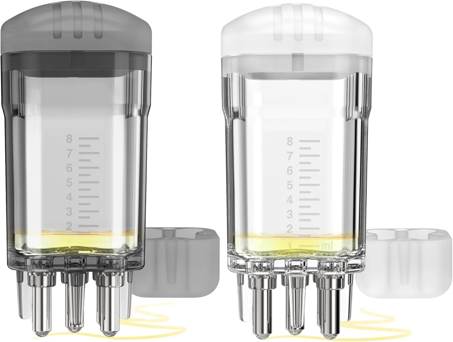 اپلیکاتور ماینوکسیدیل، 2 عدد اپلیکاتور شانه ای کوچک ماساژور موثر و دقیق با استفاده آسان و سریع، اختصاص داده شده به سرم رشد مو ماینوکسیدیل، بطری اپلیکاتور شانه ریشه، ابزار برس اپلیکاتور ماینوکسیدیل