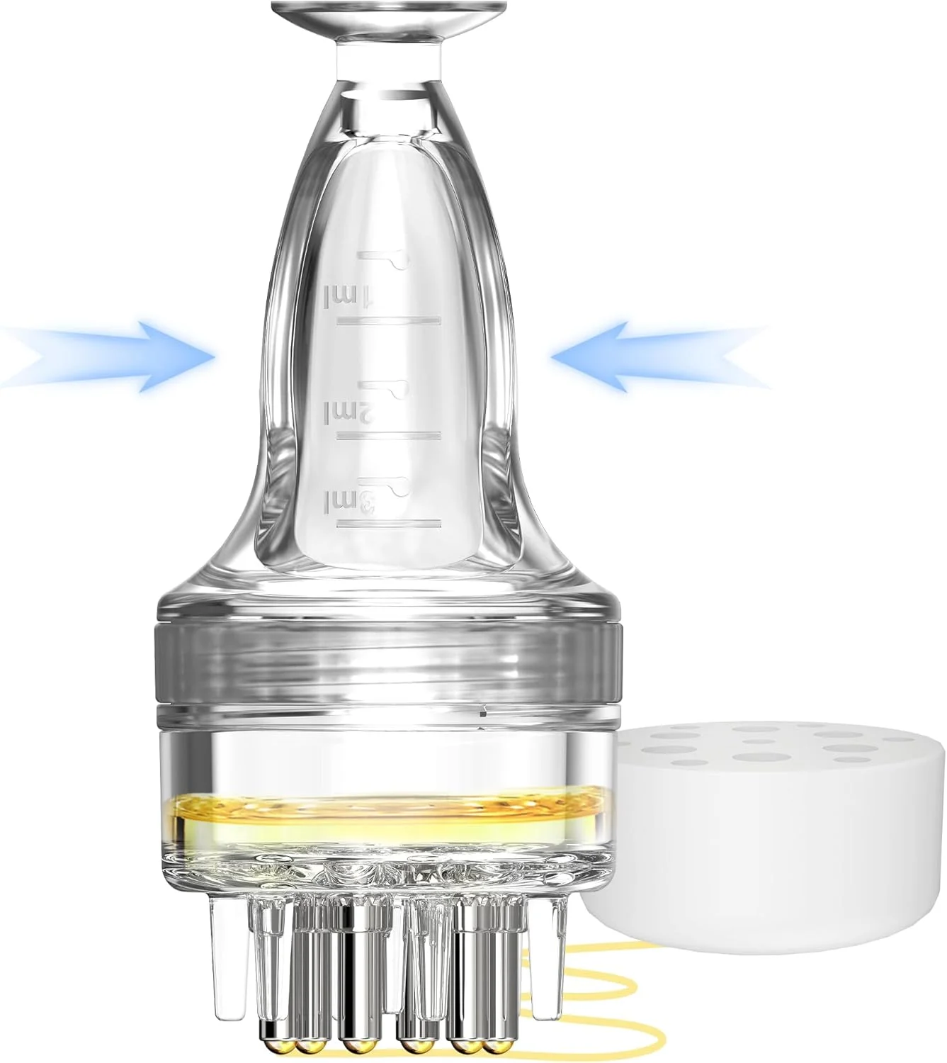 اپلیکاتور ماینوکسیدیل، استفاده سریع و کارآمد بدون کثیف شدن اپلیکاتور سرم مو، ابزار کوچک اپلیکاتور ماینوکسیدیل، بطری اپلیکاتور مو برس ماینوکسیدیل شانه اپلیکاتور پوست سر اختصاص داده شده به ماینوکسیدیل