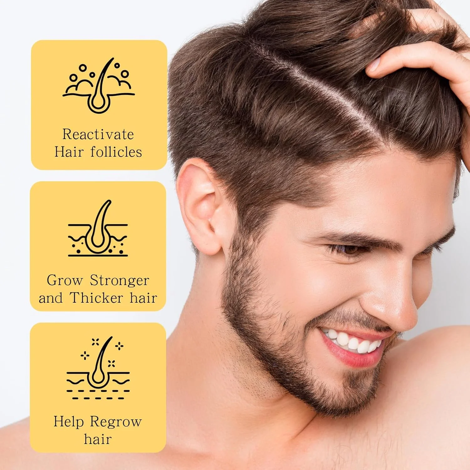 محلول رشد مو حاوی 5% ماینوکسیدیل، روغن طبیعی بیوتین مو، سرم رشد ریش، محلول تقویت کننده مو حاوی رزماری، بیوتین طبیعی برای مردان و زنان، 60 میل محلول رشد مو حاوی 5% ماینوکسیدیل، روغن طبیعی بیوتین مو، سرم رشد ریش، محلول تقویت کننده مو حاوی رزماری، بیوتین طبیعی برای مردان و زنان، 60 میل