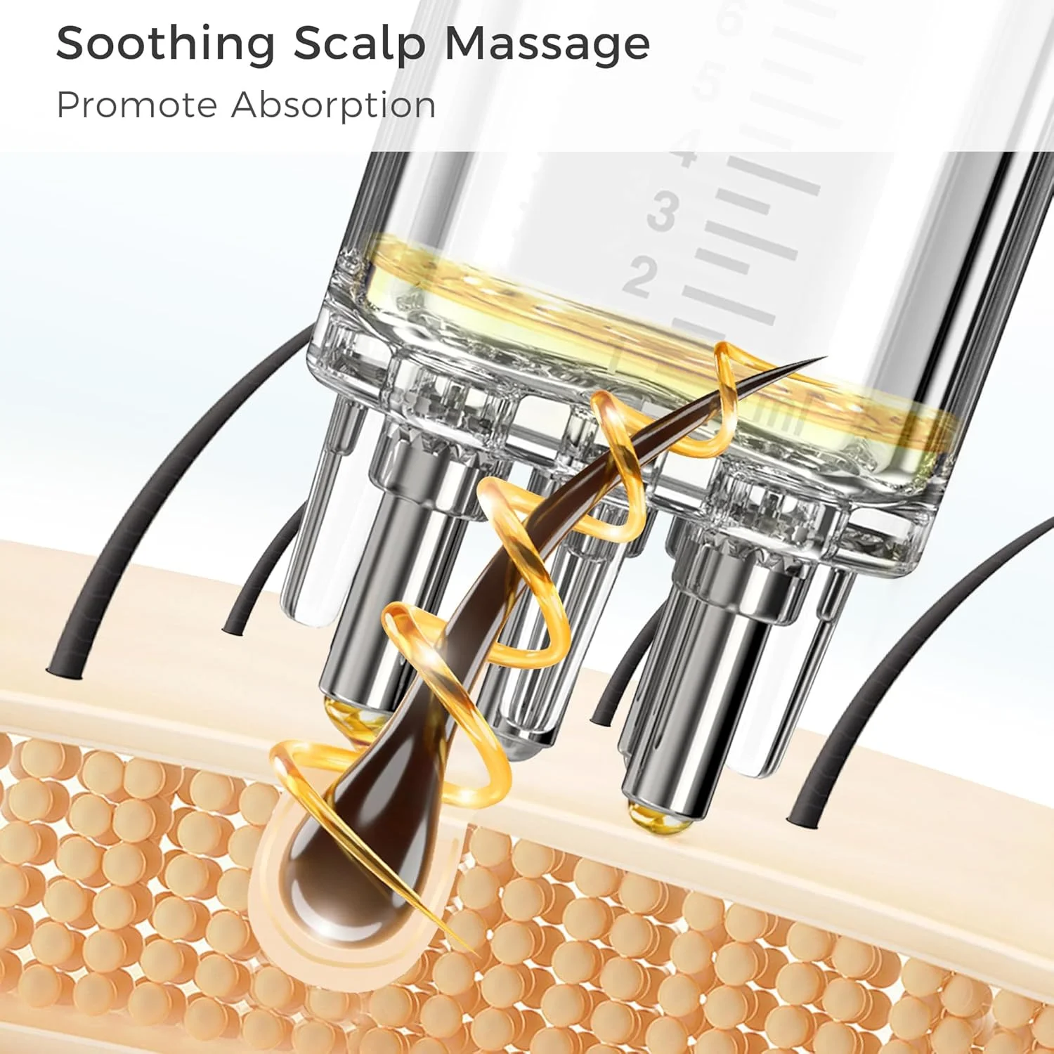 اپلیکاتور ماینوکسیدیل، 2 عدد اپلیکاتور شانه ای کوچک ماساژور موثر و دقیق با استفاده آسان و سریع، اختصاص داده شده به سرم رشد مو ماینوکسیدیل، بطری اپلیکاتور شانه ریشه، ابزار برس اپلیکاتور ماینوکسیدیل