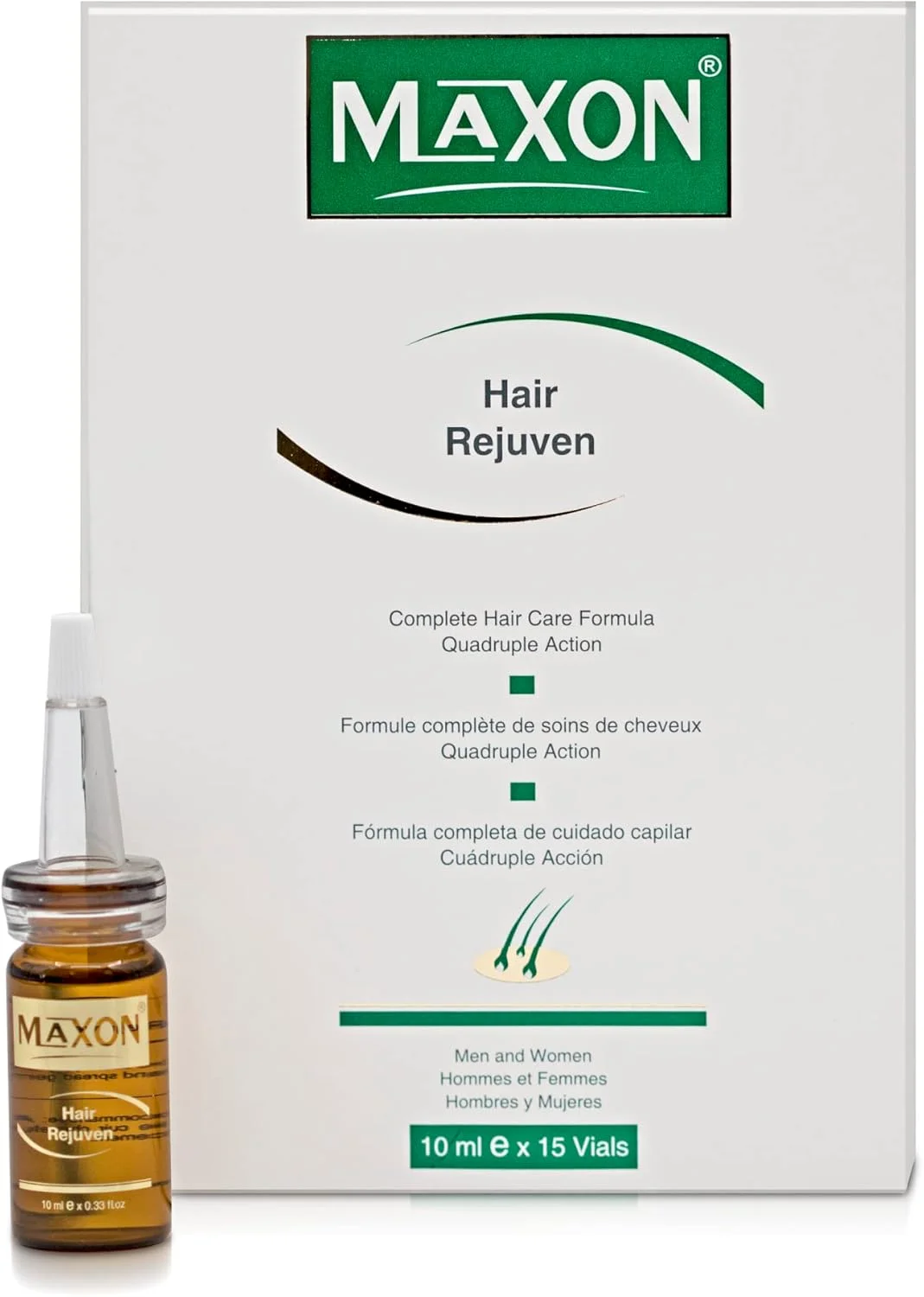 سرم تقویت‌کننده مو مکس‌آن مدل Hair Rejuven حجم 10 میلی‌لیتر