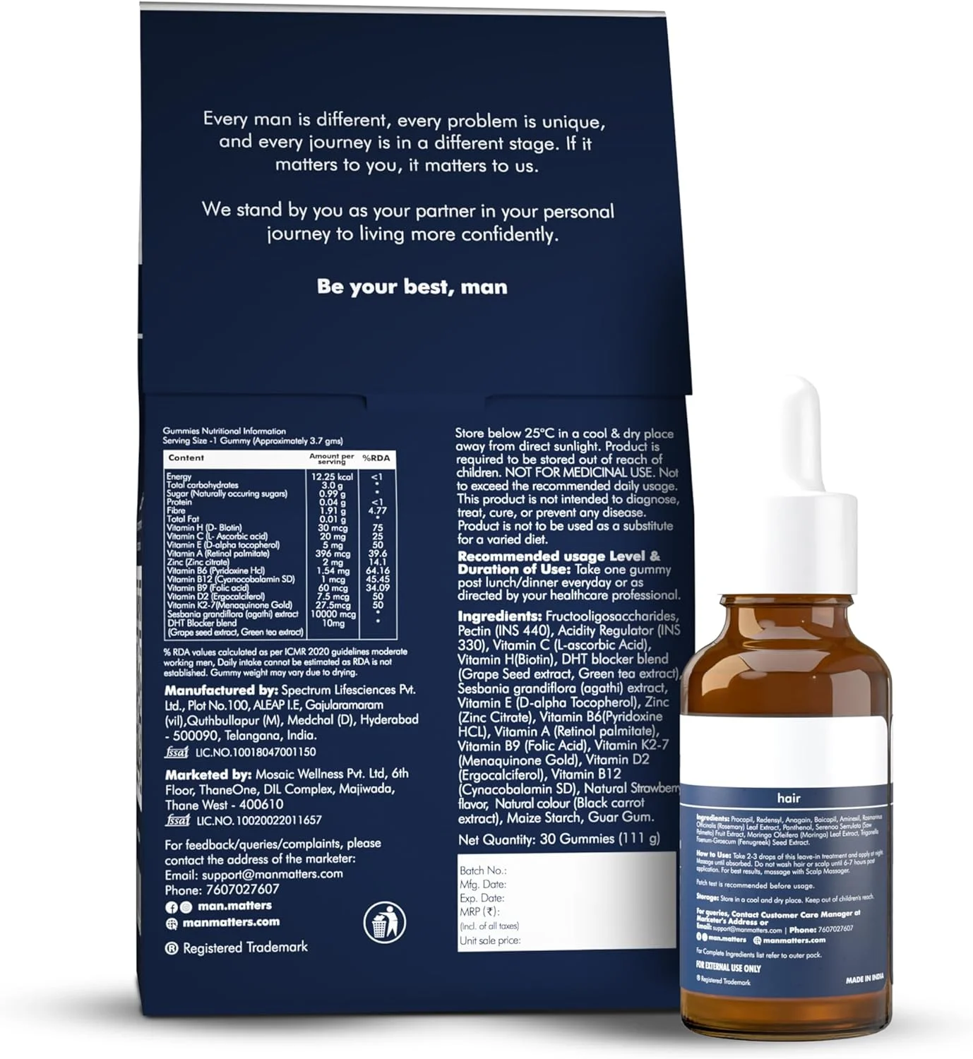 سرم پیشرفته مو من matters (30 میلی لیتر) و پاستیل مو بیوتین (30 عدد) | حاوی بیوتین، مولتی ویتامین ها، ردنسیل و پروکاپیل | بدون شکر افزوده سرم پیشرفته مو من matters (30 میلی لیتر) و پاستیل مو بیوتین (30 عدد) | حاوی بیوتین، مولتی ویتامین ها، ردنسیل و پروکاپیل | بدون شکر افزوده