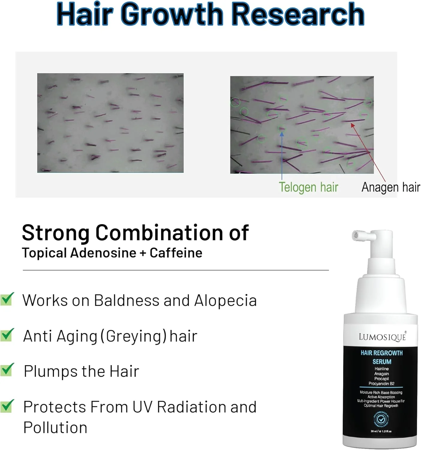 سرم رشد مو لوموسیک به کنترل ریزش مو و رشد مو کمک می کند - 30 میلی لیتر سرم رشد مو لوموسیک به کنترل ریزش مو و رشد مو کمک می کند - 30 میلی لیتر