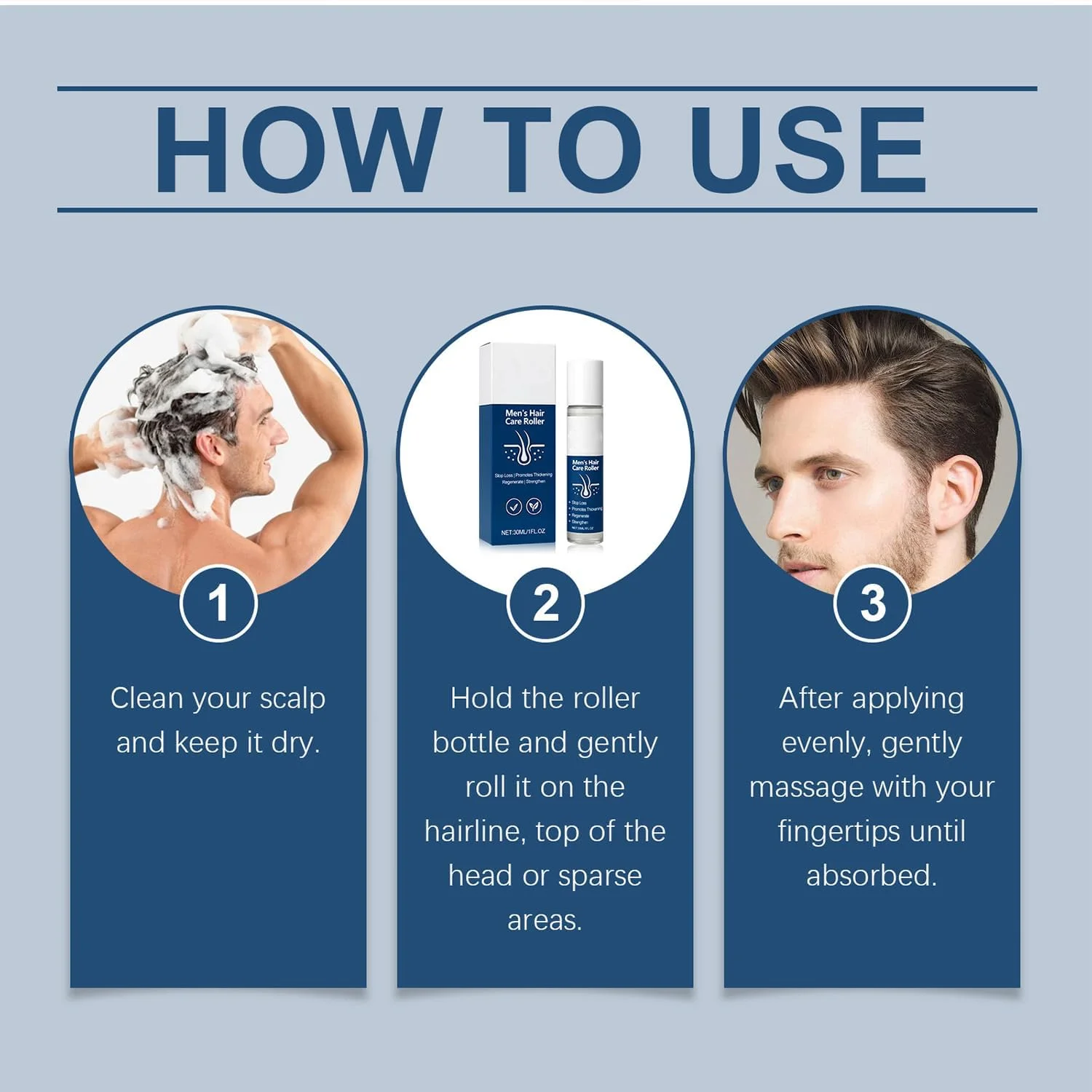 سرم رشد مو Makbeaty، جلوگیری از ریزش مو و تقویت موی سر آقایان - روغن تقویت کننده پوست سر، روغن درمانی طبیعی مراقبت از پوست سر برای تقویت و پرپشت شدن مو (30 میلی لیتر)