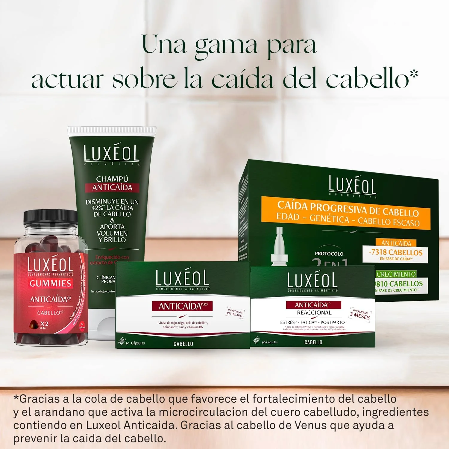 لوکسیول - سرم 2 در 1 ضد ریزش تدریجی مو - تقویت کننده ضد ریزش و رشد مو - از نظر بالینی تست شده - 98% مواد منشاء طبیعی - مناسب برای خانم ها و آقایان - برنامه 1 ماهه - 14 آمپول (6 میلی لیتر) لوکسیول - سرم 2 در 1 ضد ریزش تدریجی مو - تقویت کننده ضد ریزش و رشد مو - از نظر بالینی تست شده - 98% مواد منشاء طبیعی - مناسب برای خانم ها و آقایان - برنامه 1 ماهه - 14 آمپول (6 میلی لیتر)