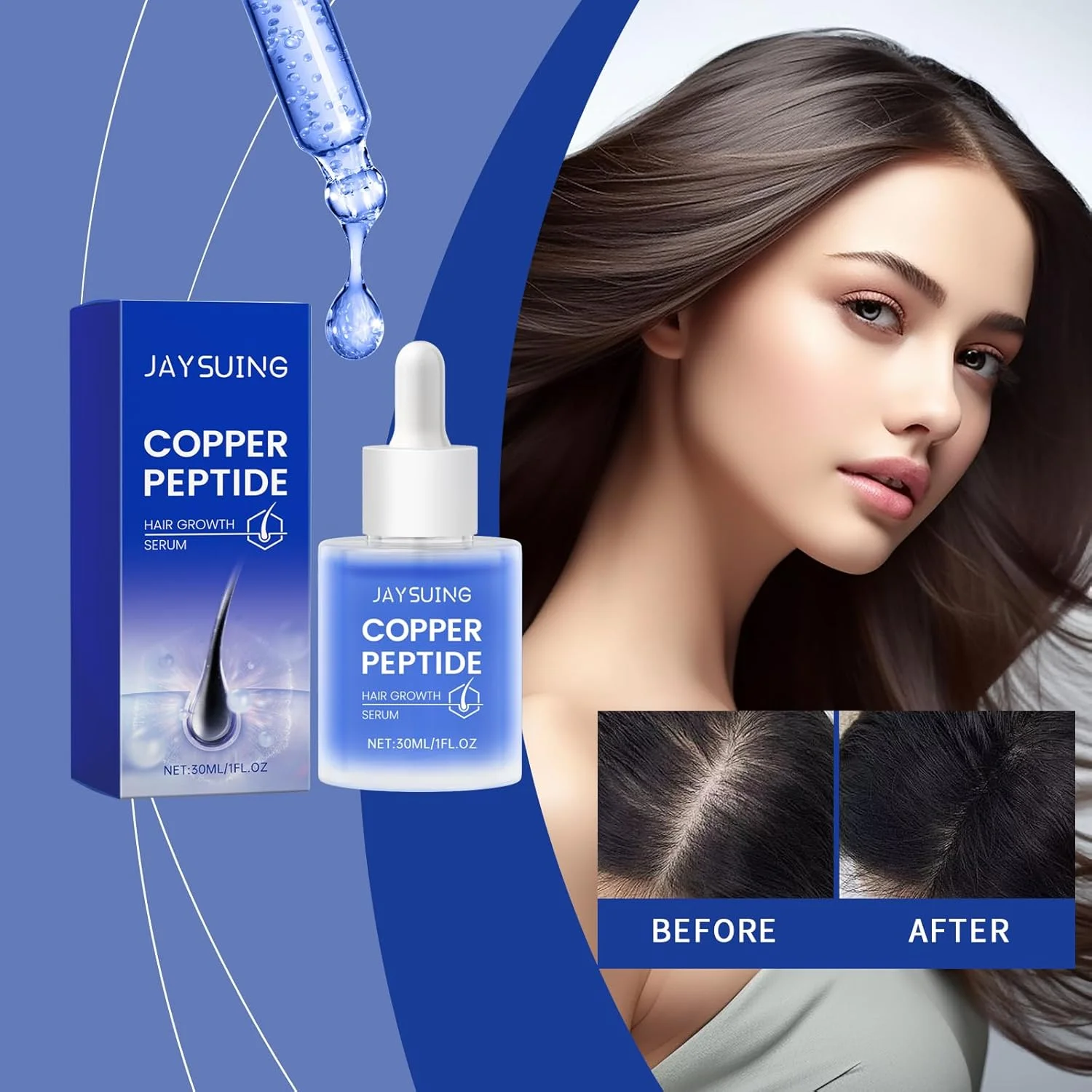 سرم پپتید مس Lord Pearl برای رشد مو، سرم احیا کننده مو با پپتید مس، روغن کرچک، نیاسینامید - رشد مو و ضد ریزش مو سرم پپتید مس Lord Pearl برای رشد مو، سرم احیا کننده مو با پپتید مس، روغن کرچک، نیاسینامید - رشد مو و ضد ریزش مو