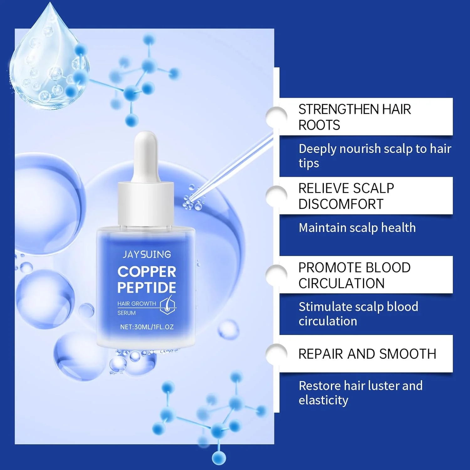 سرم پپتید مس Lord Pearl برای رشد مو، سرم احیا کننده مو با پپتید مس، روغن کرچک، نیاسینامید - رشد مو و ضد ریزش مو سرم پپتید مس Lord Pearl برای رشد مو، سرم احیا کننده مو با پپتید مس، روغن کرچک، نیاسینامید - رشد مو و ضد ریزش مو