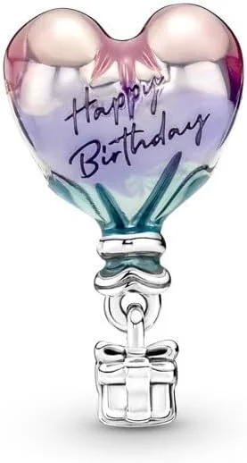 آویز نقره استرلینگ 925 J.Rosée برای دستبندها و گردنبندهای پان، آویزهای آویزان بادکنک تولد، مهره ها، لوازم جانبی دستبند DIY، هدیه جواهرات برای زنان و دختران