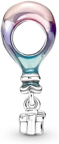 آویز نقره استرلینگ 925 J.Rosée برای دستبندها و گردنبندهای پان، آویزهای آویزان بادکنک تولد، مهره ها، لوازم جانبی دستبند DIY، هدیه جواهرات برای زنان و دختران