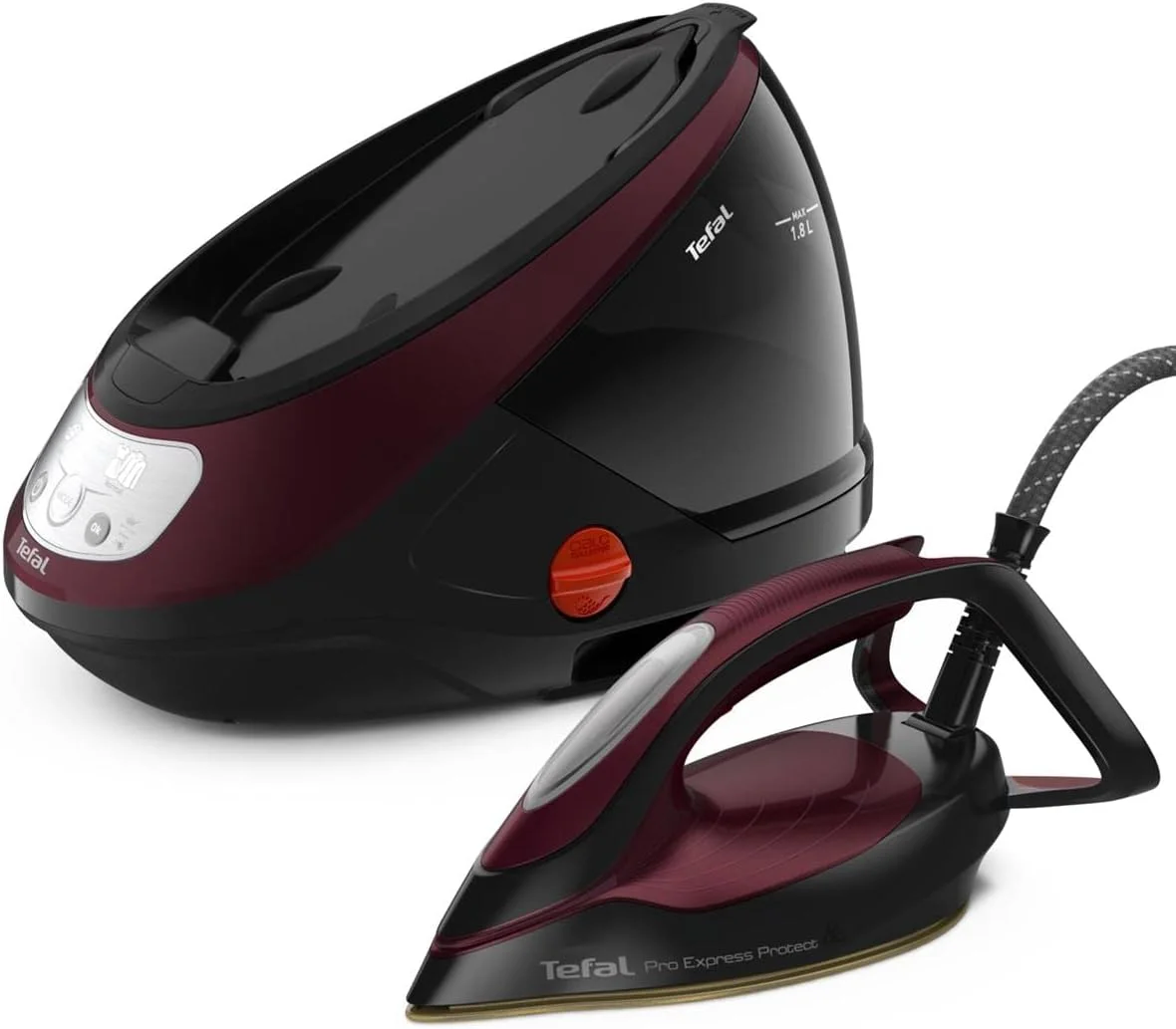 اتو بخار تفال مدل GV9230 Pro Express Protect، قرمز/مشکی اتو بخار تفال مدل GV9230 Pro Express Protect، قرمز/مشکی