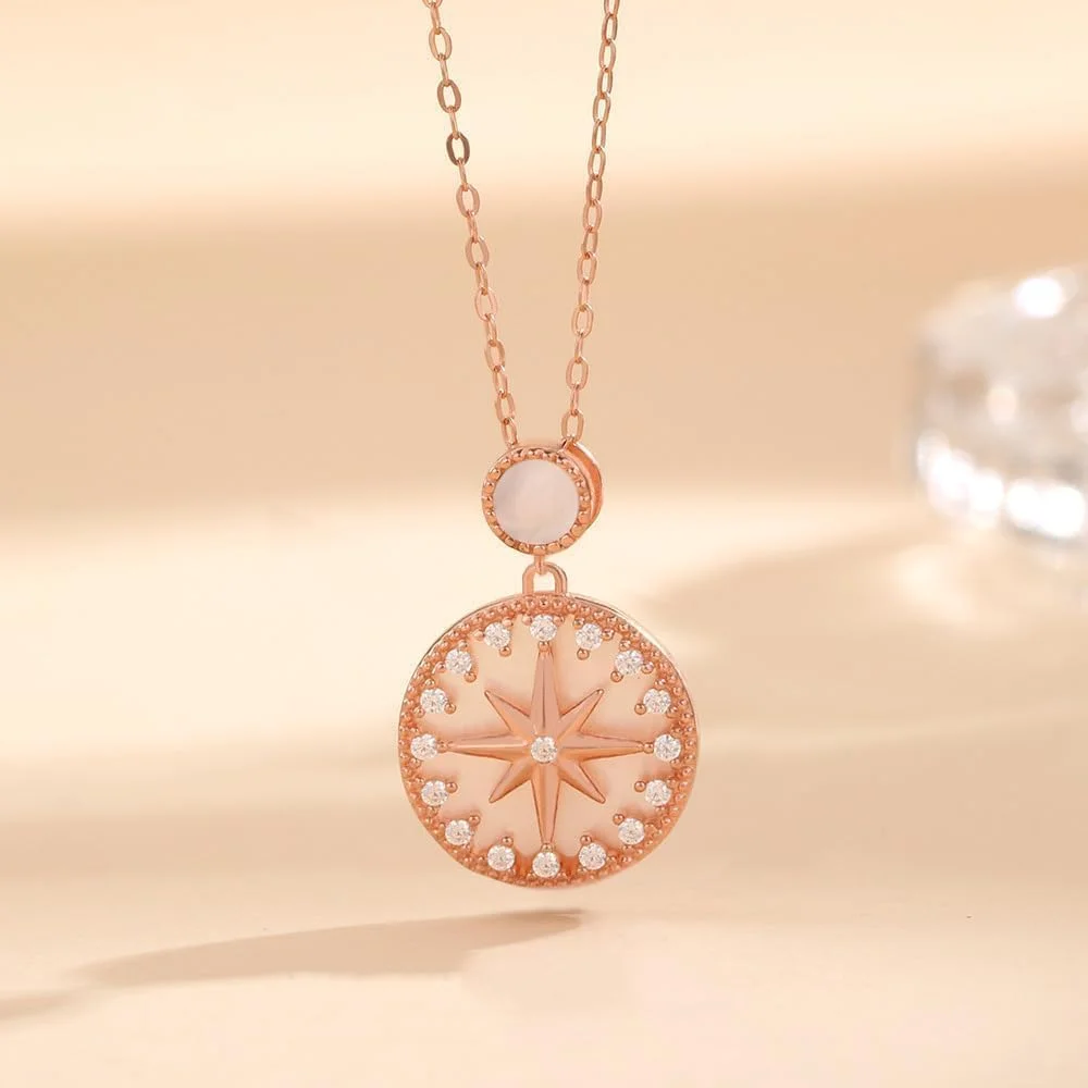 گردنبند آویز نقره استرلینگ 925 با روکش طلای رزگلد و کریستال، عناصر مد، بسته بندی هدیه زنانه، جواهرات مد J.Rosée مدل JR-1174 گردنبند آویز نقره استرلینگ 925 با روکش طلای رزگلد و کریستال، عناصر مد، بسته بندی هدیه زنانه، جواهرات مد J.Rosée مدل JR-1174