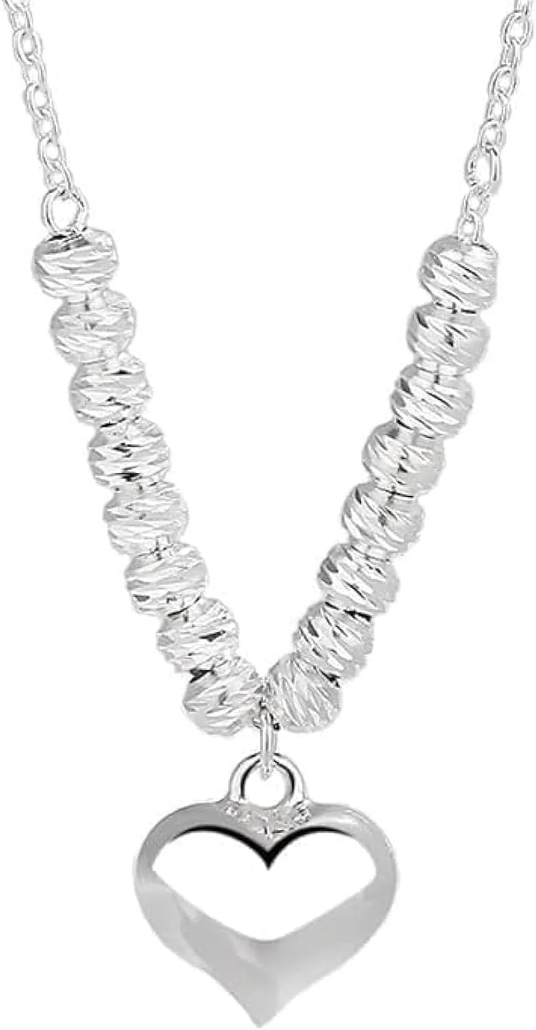 گردنبند آویز قلب نقره استرلینگ 925 زنانه J.Rosée Fashion Jewelry مدل JR-1117