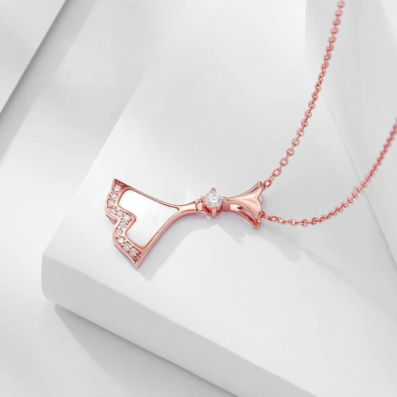 گردنبند آویز نقره استرلینگ 925 با روکش رزگلد و کریستال، عناصر مد، بسته بندی هدیه زنانه، جواهرات مد J.Rosée مدل JR-1178 گردنبند آویز نقره استرلینگ 925 با روکش رزگلد و کریستال، عناصر مد، بسته بندی هدیه زنانه، جواهرات مد J.Rosée مدل JR-1178